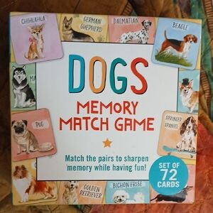 Dogs Memory Match Game - Multicolor